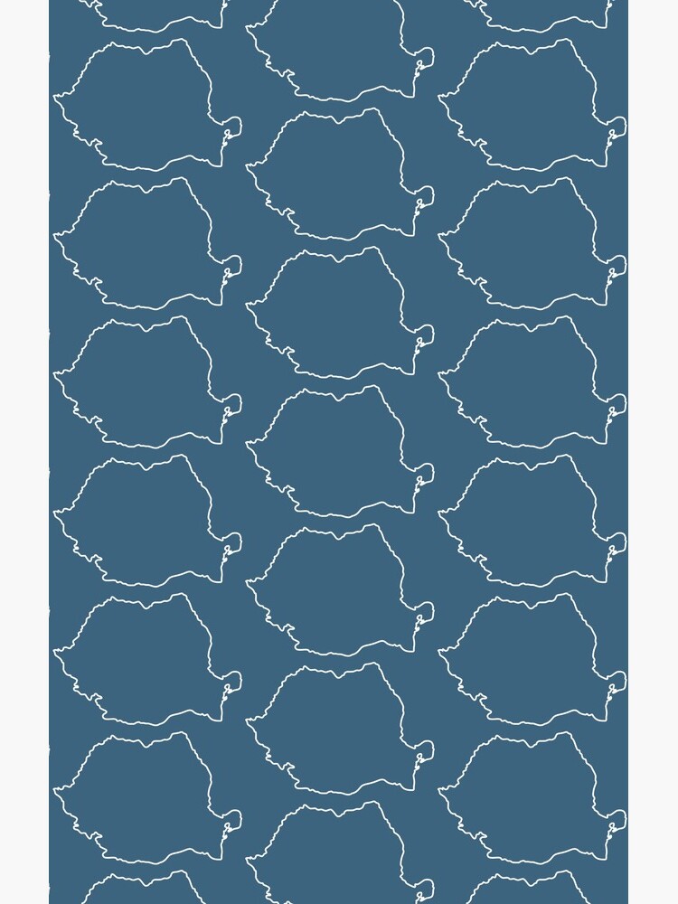 Romania map contour by AlexaDesign