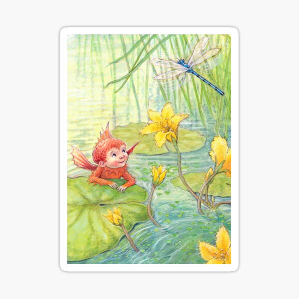 Nixie - cute water-pixie Sticker