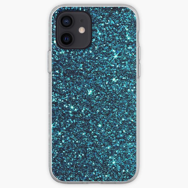 midnight blue sparkle iPhone Soft Case