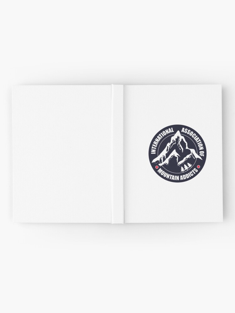 Alternate view of International Association of Mountain addicts badge Hardcover Journal