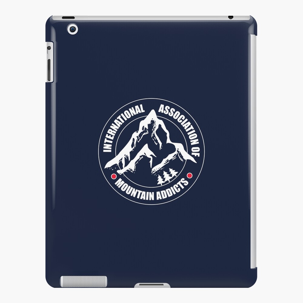 International Association of Mountain addicts badge iPad Case & Skin