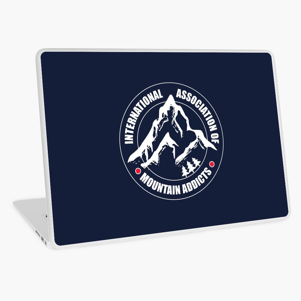 International Association of Mountain addicts badge Laptop Skin