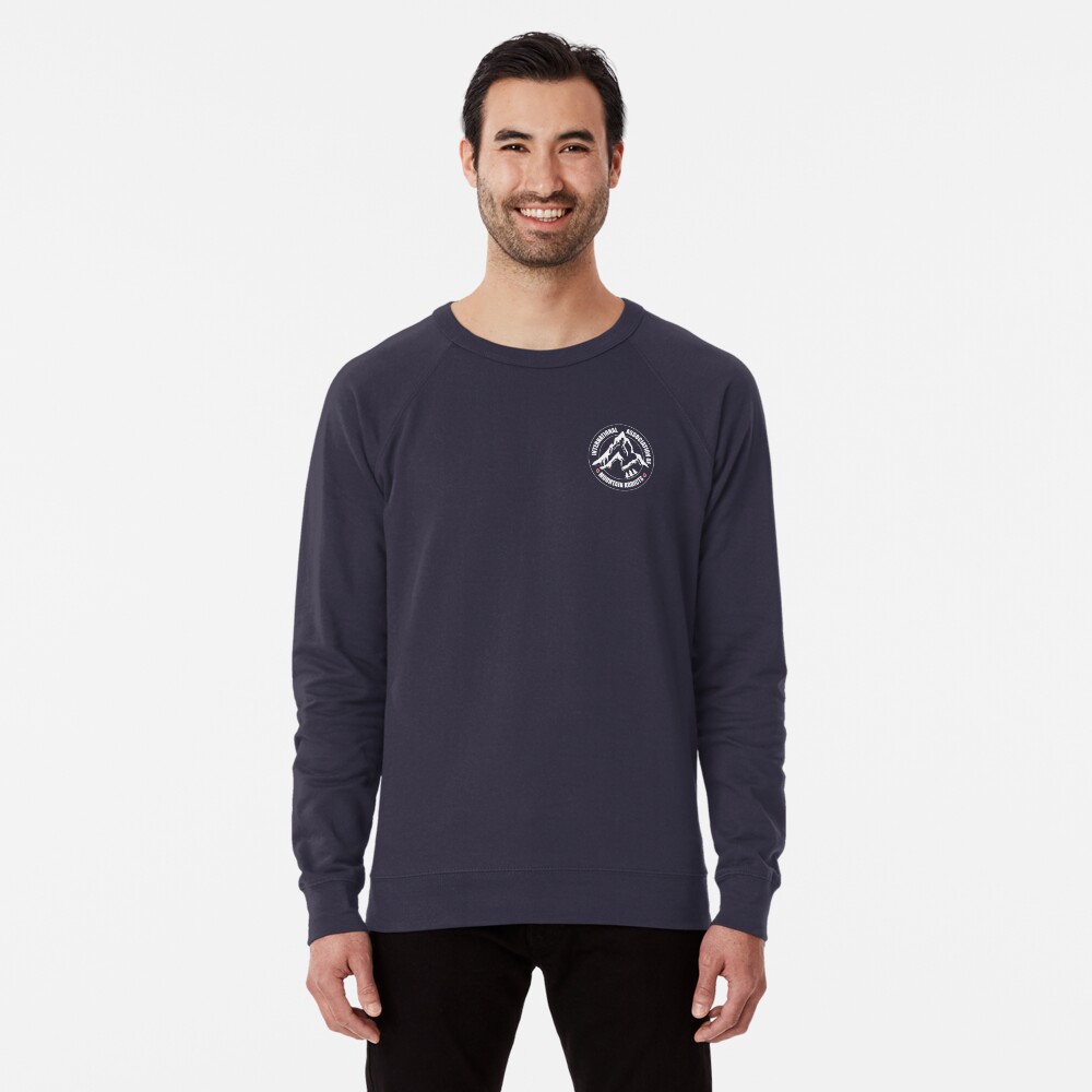International Association of Mountain addicts badge Lightweight Sweatshirt
