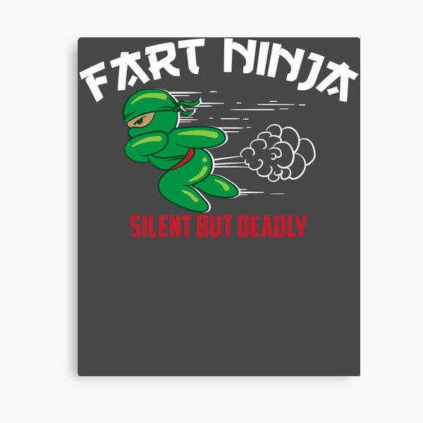 Fart Ninja Wall Art Redbubble - silent ninjas roblox