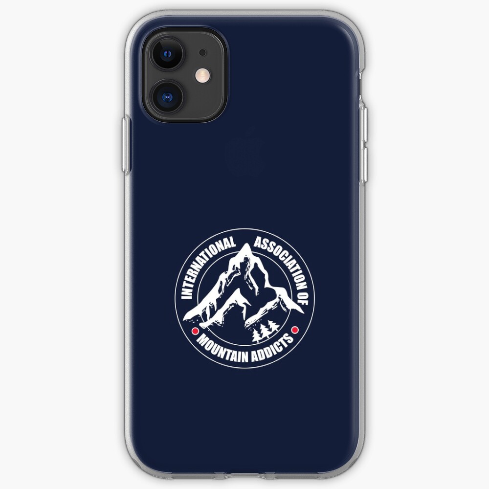 International Association of Mountain addicts badge iPhone Case & Cover