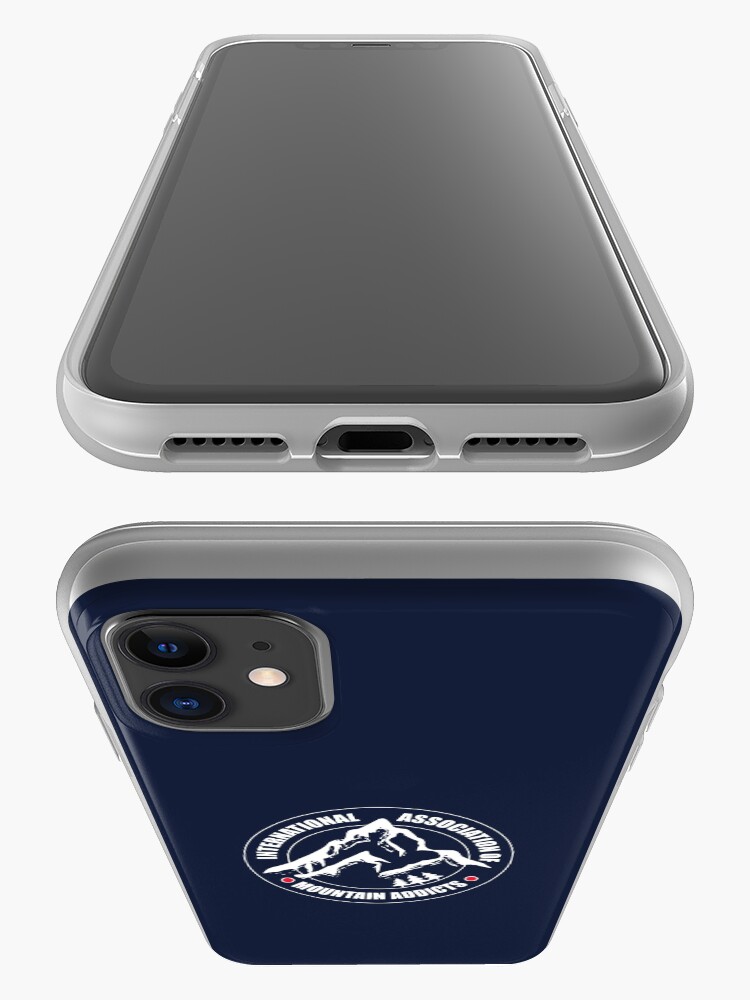 Alternate view of International Association of Mountain addicts badge iPhone Case & Cover