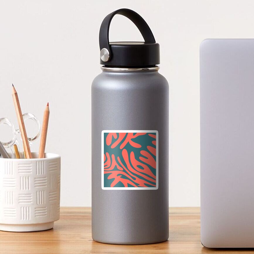 Living Coral in the Deep Sea - Pantone Color Trend 2019 Sticker