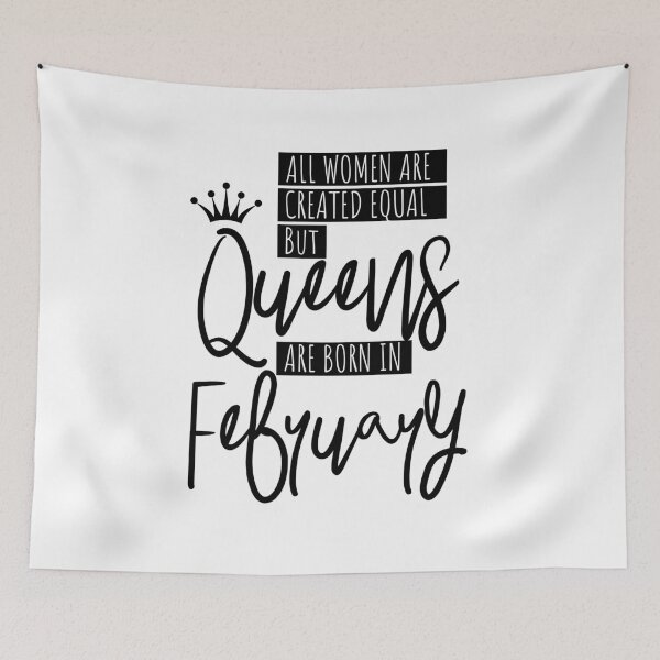 Item preview, Queens Are Born In February  designed and sold by IvonDesign.
