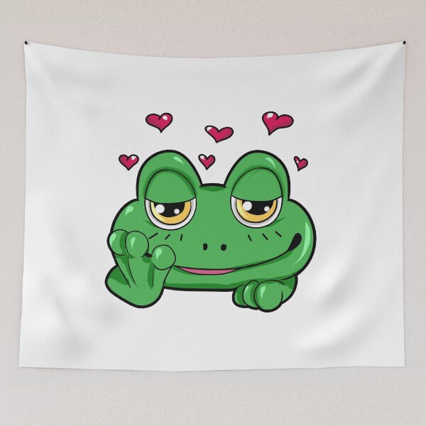 Item preview, Cute Frog Cartoon Happy Funny Present Romantic designed and sold by Moonpie90.
