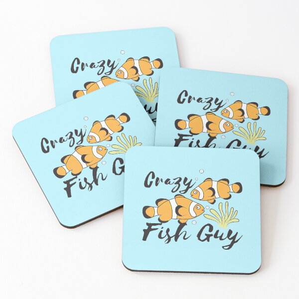 Item preview, Crazy Fish Guy with cute Nemo Clown Fish designed and sold by jazzydevil.
