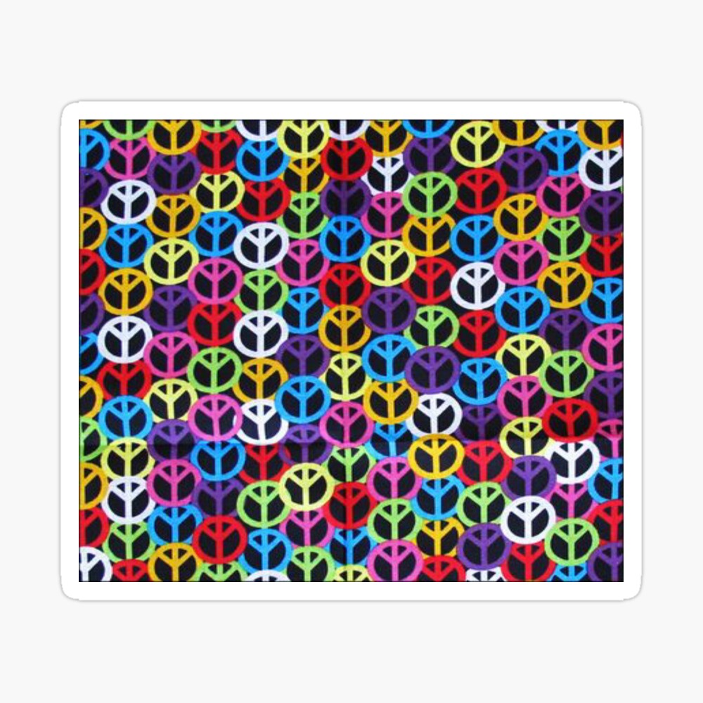 Download Peace Sign Wallpaper Poster By Natnat7w Redbubble