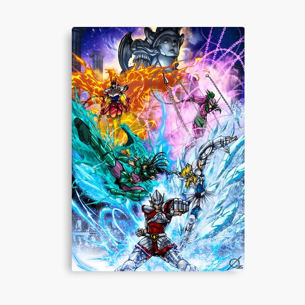 Saint Seiya - Shiryu maxi-print on 400gr. fine art canvas limited ed. of  5pcs