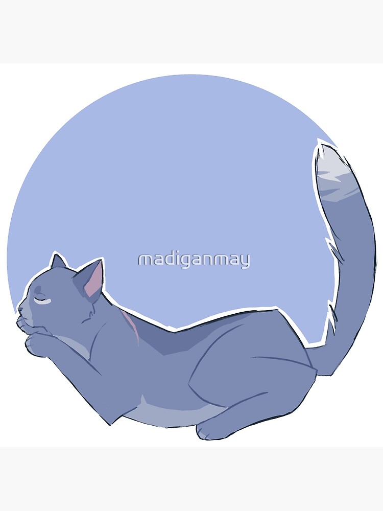 Warrior cats pattern 2 Sticker for Sale by strawbebehmod