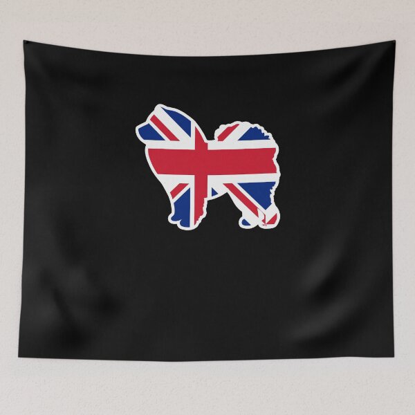 Item preview, Chow Chow Dog Flag of the United Kingdom designed and sold by shoppzee.