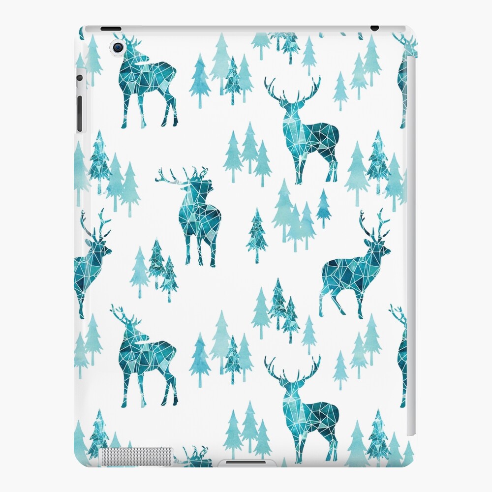 Ice Forest Deer iPad Case & Skin