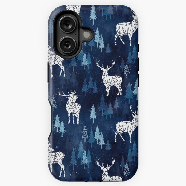 Item preview, Snow Deer Blue designed and sold by adenaJ.