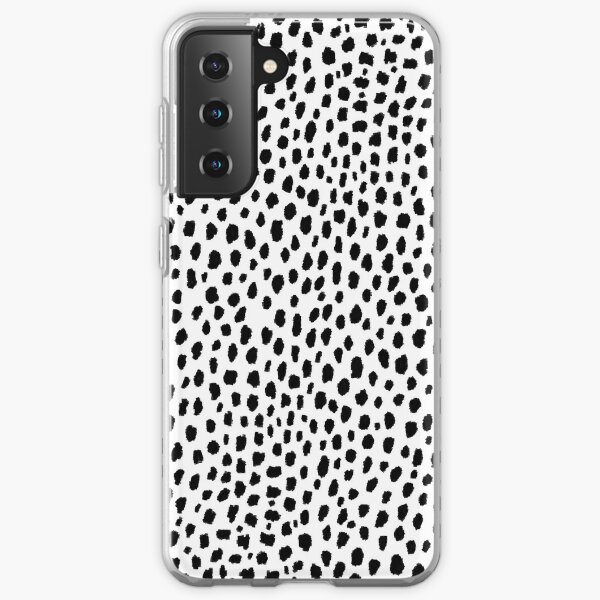 Dalmatian Spots (black/white) Samsung Galaxy Soft Case