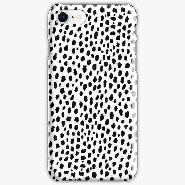 Dalmatian Spots (black/white) iPhone Snap Case