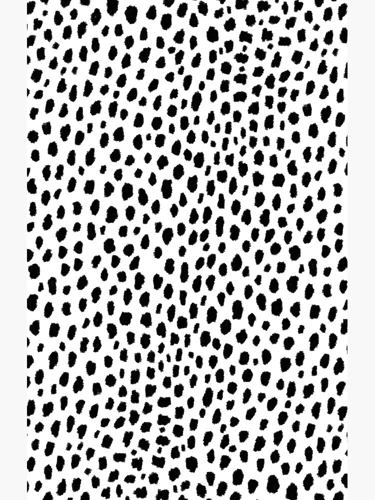 Thumbnail 4 of 4, Samsung Galaxy Phone Case, Dalmatian Spots (black/white) designed and sold by designminds.