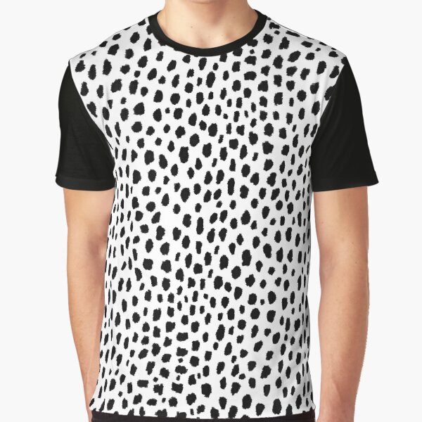 black and white dalmatian shirt