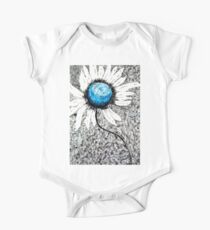 Blue Flower One Piece - Short Sleeve
