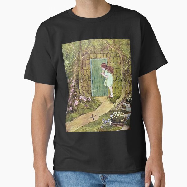 Vista previa del artículo con la obra «La pequeña puerta verde - Ida Rentoul Outhwaite», diseñado y vendido por forgottenbeauty.