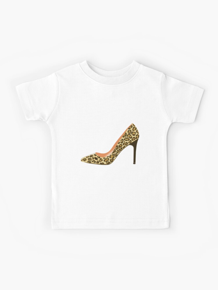 leopard print high heel shoes