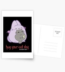 The Bunpire, Vampire Bunny Bat - Umarmen Sie Ihren Katzentag? Postkarten