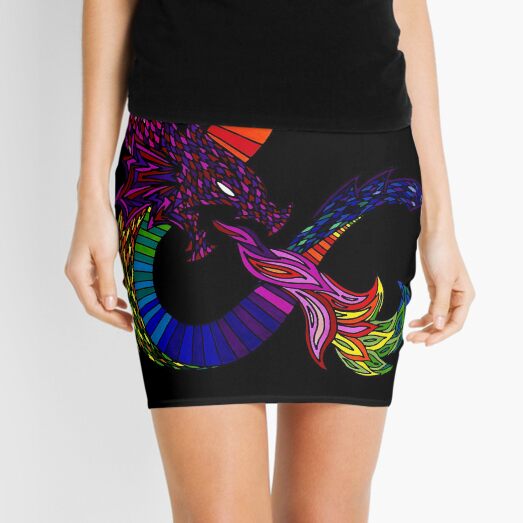 Alternative Dungeons and Dragons Ampersand Mini Skirt