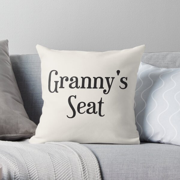 Granny's Seat Throw Pillow