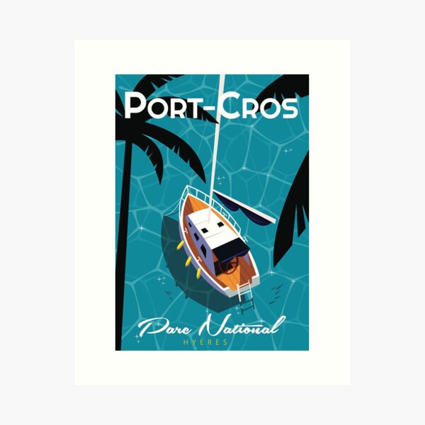 Item preview, Port Cros poster designed and sold by Gary Godel.