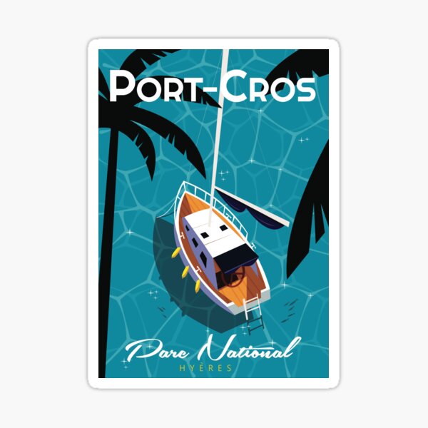 Item preview, Port Cros poster designed and sold by Gary Godel.