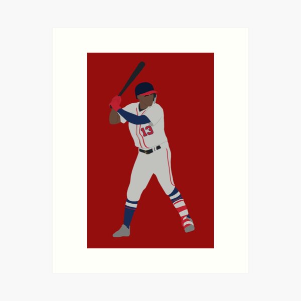 Kyle Wright Baseball Paper Poster Braves 2 - Kyle Wright - Posters and Art  Prints