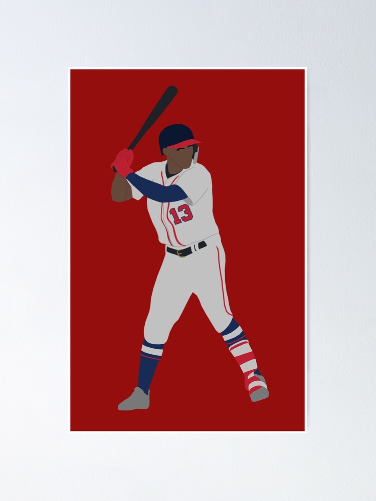 Ronald Acuna Jr Atlanta Braves Baseball Poster Print Wall Art