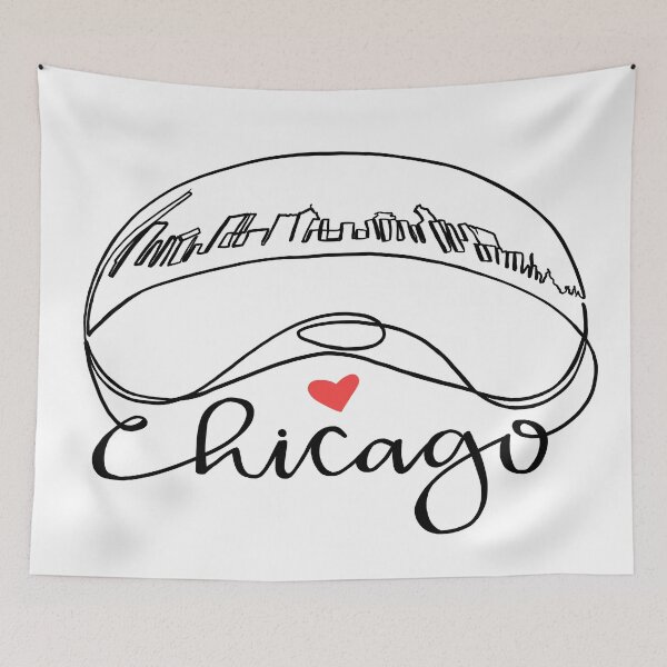 Item preview, Chicago Cloud Gate  designed and sold by Melulines.