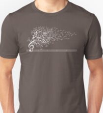The Sound of Nature In Motion - White Unisex T-Shirt