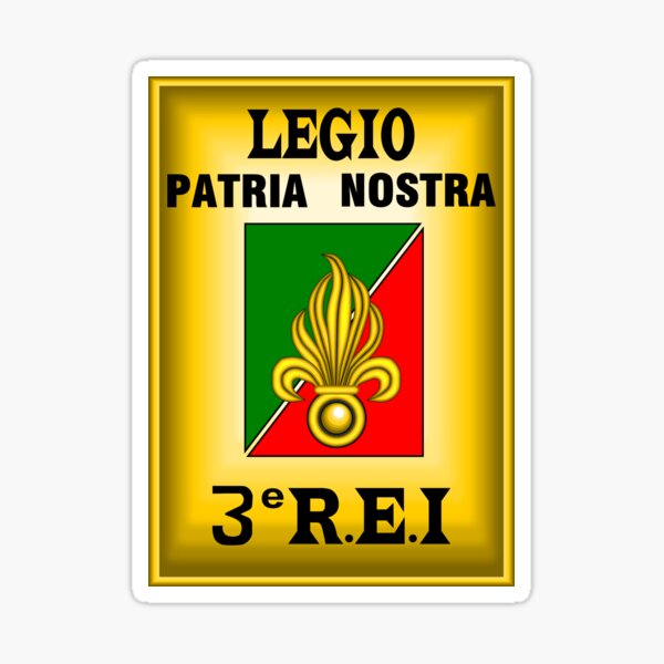 3e Régiment d'infanterie étrangère - 3e Régiment étranger d'infanterie (Légion étrangère française) Sticker