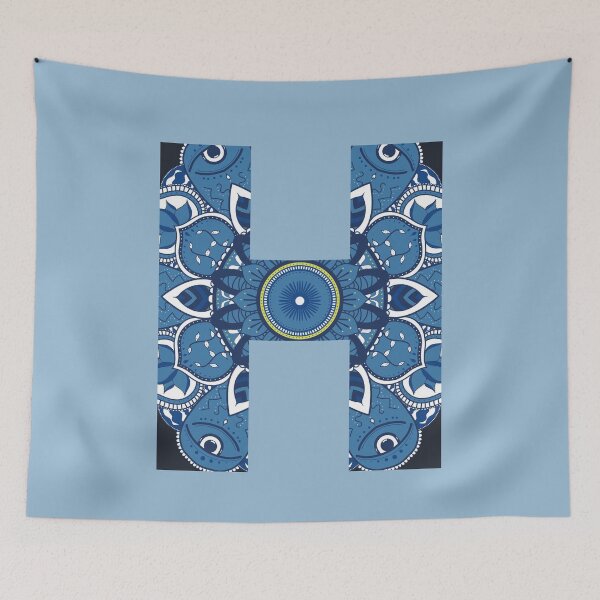 Item preview, H Blue Mandala designed and sold by abirose30.