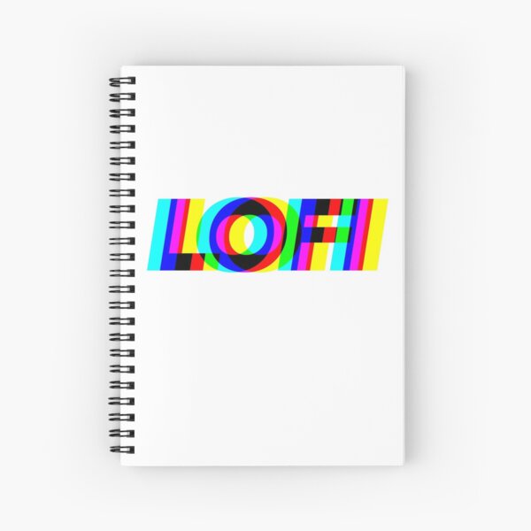 Split LOFI Spiral Notebook
