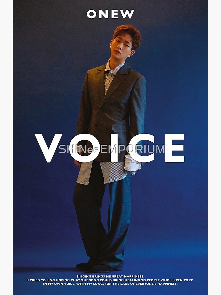 ポスター onew voice