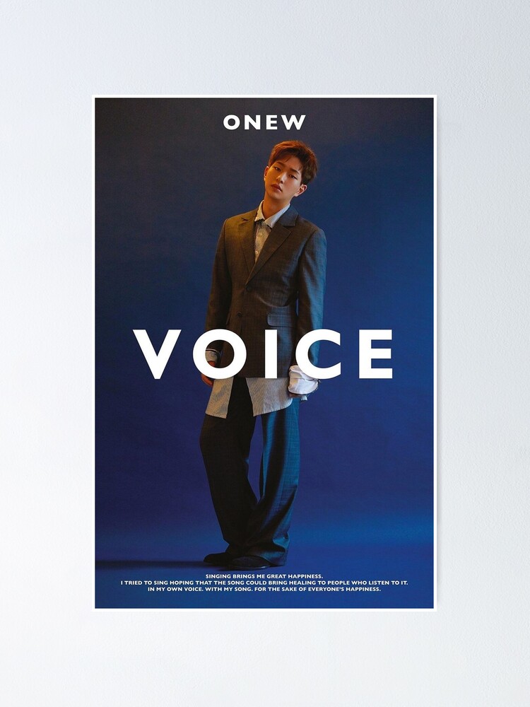 SHINee ONEW VOICE | Poster