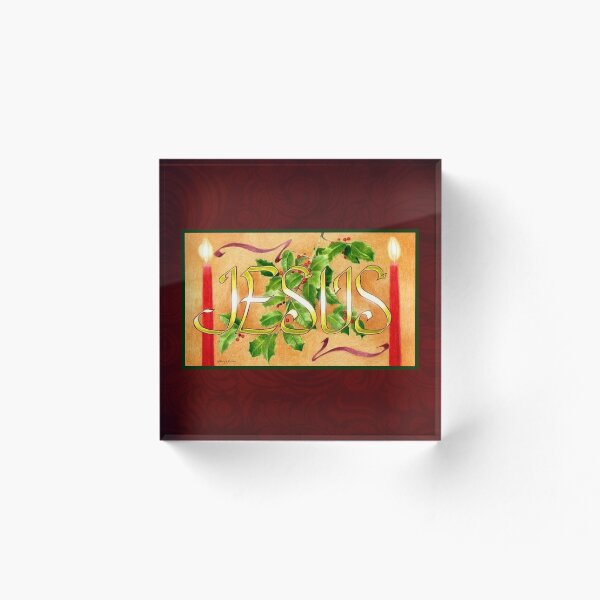 Item preview, Light of Jesus Christmas Decor designed and sold by jmgreenartworks.