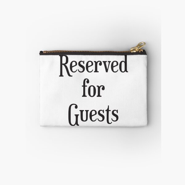 Item preview, Reserved for Guests Cushion designed and sold by agecounts.