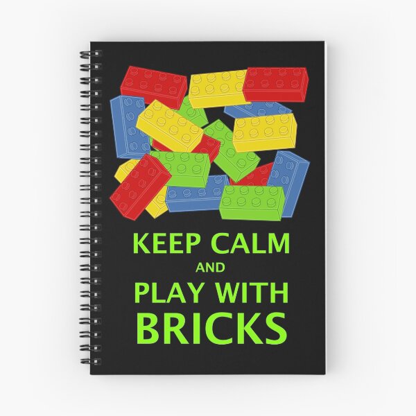Item preview, KEEP CALM AND PLAY WITH BRICKS designed and sold by ChilleeW.