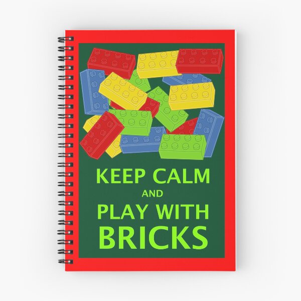 Item preview, KEEP CALM AND PLAY WITH BRICKS designed and sold by ChilleeW.