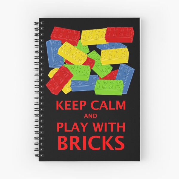 Item preview, KEEP CALM AND PLAY WITH BRICKS designed and sold by ChilleeW.