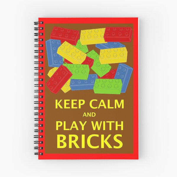Item preview, KEEP CALM AND PLAY WITH BRICKS designed and sold by ChilleeW.