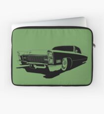 1967 Cadillac Coupe Deville - stylized monochrome Laptop Sleeve