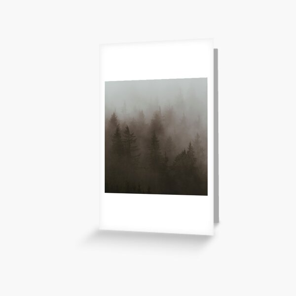 Forêt Brumeuse Carte de vœux