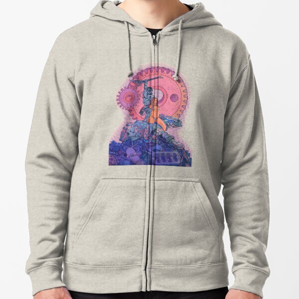 discounted store‎ Purple Brand Hoodie Grey Paint Splatter P404